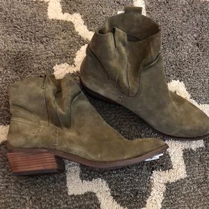 Suede ankle boots